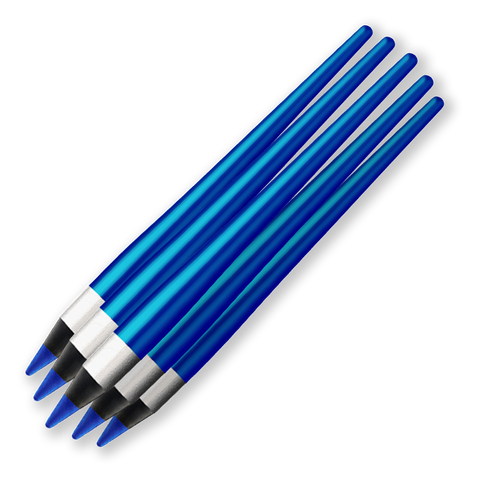5 Blue Pencils